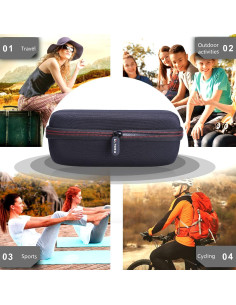 Funda LTGEM Impermeable para Altavoz Flip 4 Azul 2