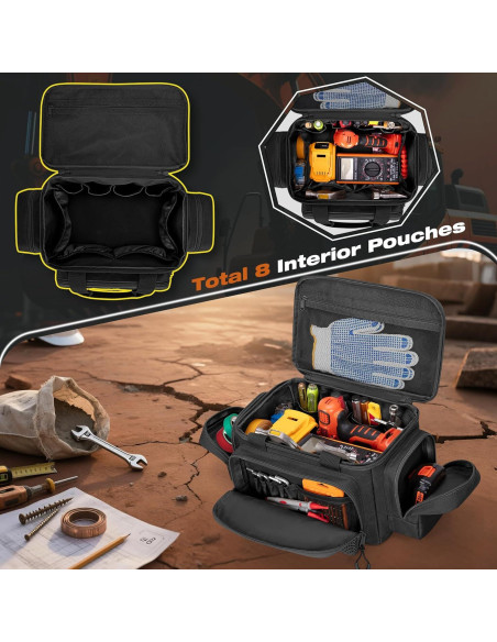Bolsa de Herramientas Pequeña Trahzia 30.48 cm Negro