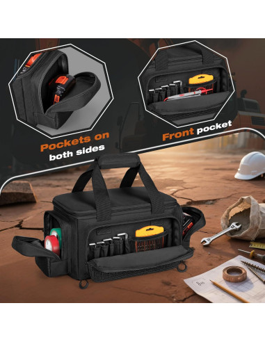 Bolsa de Herramientas Pequeña Trahzia 30.48 cm Negro