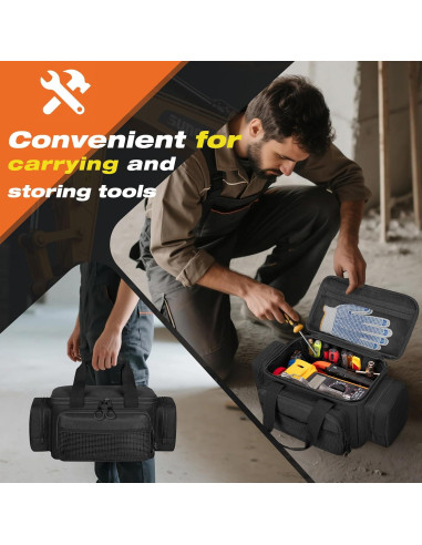 Bolsa de Herramientas Pequeña Trahzia 30.48 cm Negro