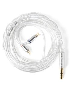 Cable IEM Keephifi Glint 1.2m 2Pin Plata para Auriculares