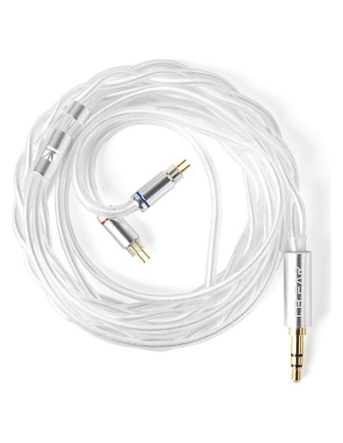 Cable IEM Keephifi Glint 1.2m 2Pin Plata para Auriculares