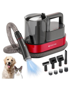 Kit de Cuidado de Mascotas 6-en-1 DOGCARE con Aspiradora y Cortadoras