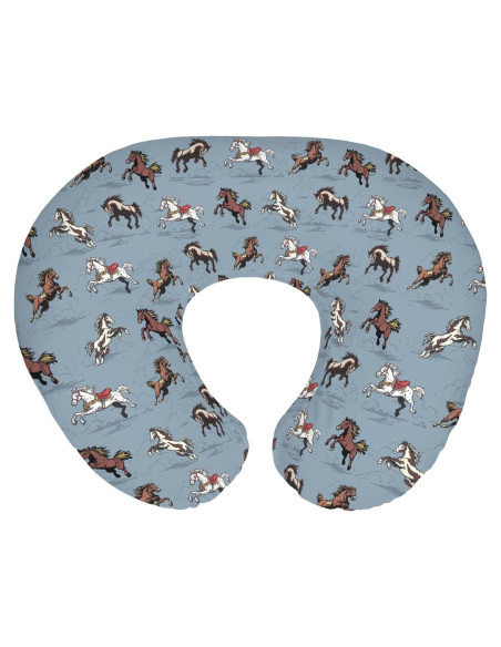 Funda de Almohada de Lactancia Vintage Caballos 55.88x45.72cm