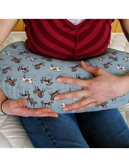 Funda de Almohada de Lactancia Vintage Caballos 55.88x45.72cm