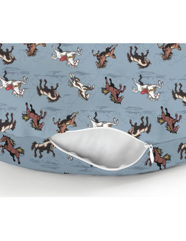 Funda de Almohada de Lactancia Vintage Caballos 55.88x45.72cm
