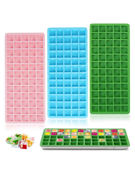 Moldes de Silicona para Alimentos FACULX - 3 Unidades