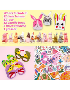 Paquete de 12 Bombas de Baño de Pascua Huizhou 119g 2