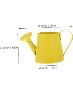 Kisangel Mini Regaderas de Hierro 6pcs Color Surtido 8.5x4.7cm 2