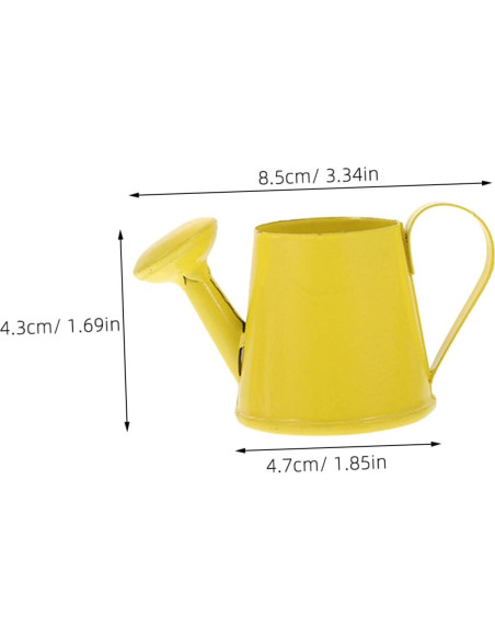 Kisangel Mini Regaderas de Hierro 6pcs Color Surtido 8.5x4.7cm