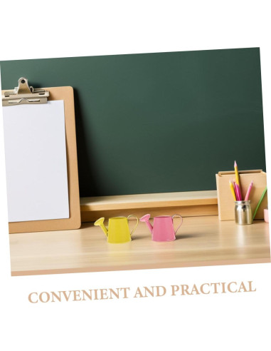 Kisangel Mini Regaderas de Hierro 6pcs Color Surtido 8.5x4.7cm