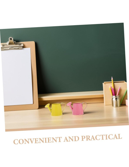 Kisangel Mini Regaderas de Hierro 6pcs Color Surtido 8.5x4.7cm