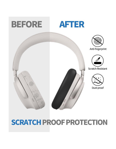 Funda de Silicona WADVCU para Auriculares Bose QuietComfort - Negro