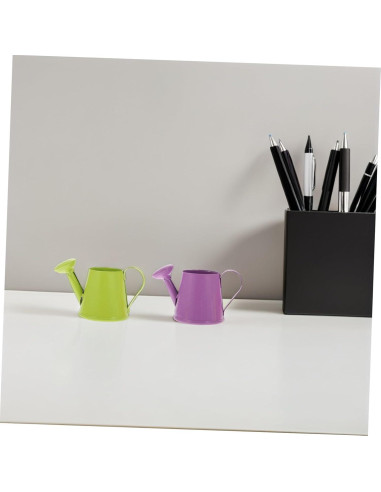 Kisangel Mini Regaderas de Hierro 6pcs Color Surtido 8.5x4.7cm