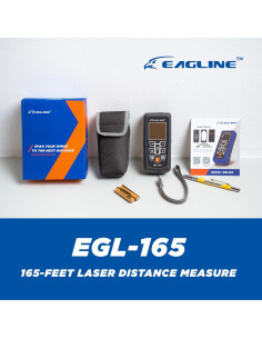 Medidor de Distancia Láser EAGLINE EGL165 50.29 m Azul 2