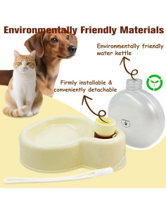 Botella de Agua Portátil para Perros PETMGCOO 384ml con Cuenco 2