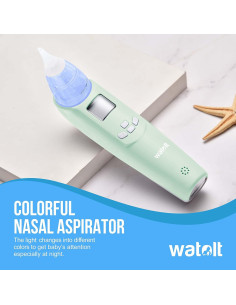 Aspirador Nasal Eléctrico para Bebés Watolt - Portátil y Reutilizable 2