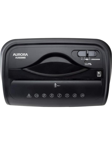 Aurora AU608MB Trituradora de Papel Micro-Corte 6 Hojas