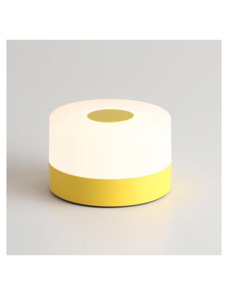 Luz Nocturna JUSHENG Táctil Recargable Amarilla 8x8 cm