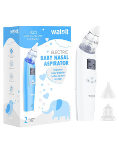 Aspirador Nasal Eléctrico para Bebés Watolt - Portátil y Reutilizable
