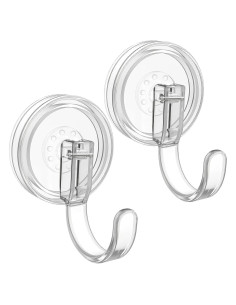 Gancho de Ventosa Transparente JUUBAOOPN para Corona - 2 Paquete