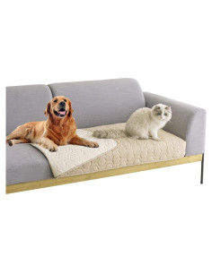 Funda de cama impermeable Tcksstex 76x178 cm Beige