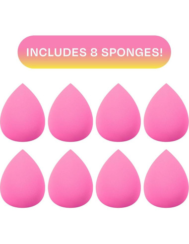 Juego de Esponjas de Maquillaje Freeman Blender Bender 8 Pzas