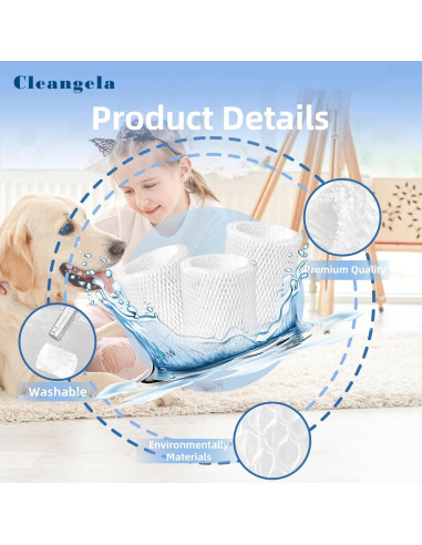 Filtro de Reemplazo para Humidificador Cleangela - 3 Piezas