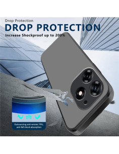 Funda Protectora TPU para Tecno Spark 10 Pro - Negra 2