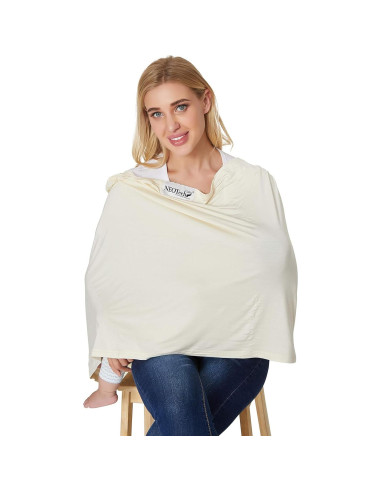 Cubierta de Lactancia NeoTech Care Baby 100% Modal Beige