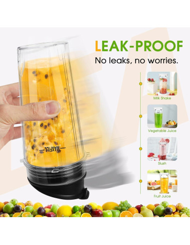 Tazas de Reemplazo 16oz para Licuadora Ninja UBYNID - Paquete de 3