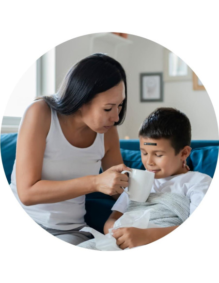 Termómetros desechables Temp-N-Toss para frente - 6 unidades Termómetros desechables Temp-N-Toss para frente - 6 unidades