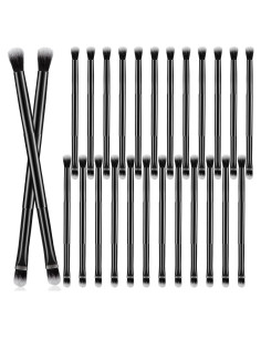 24 Brochas Difusoras de Sombra de Ojos Doble Punta Perthlin