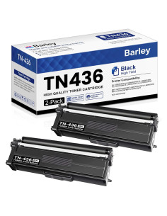 Cartucho de Tóner Negro Super Alta Capacidad Barley TN436BK (2 Unidades)