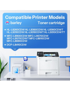 Cartucho de Tóner Negro Super Alta Capacidad Barley TN436BK (2 Unidades) 2