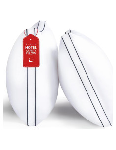 Juego de 2 Almohadas Estándar ROUMEA Microfibra Transpirables