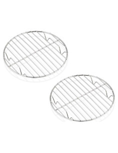 Juego de 2 Rejillas Redondas E-far 19 cm Acero Inoxidable