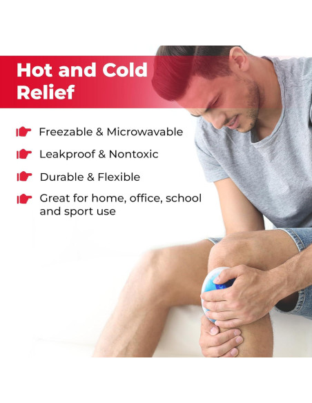 Paquete de Hielo de Gel Reutilizable EverOne 10.16cm 5 Unidades