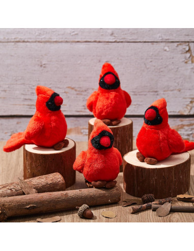 Juguete de Peluche Cardinal PullCrease con Sonido Realista
