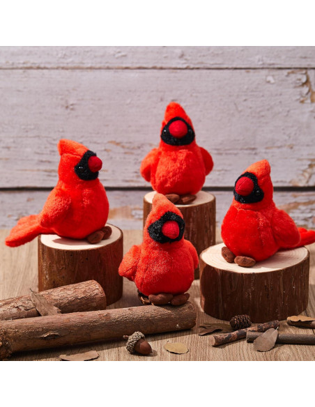 Juguete de Peluche Cardinal PullCrease con Sonido Realista