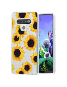 Funda Protectora TPU para LG K51 y Q51 - Girasol Claro