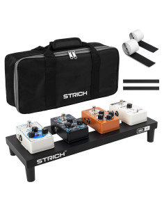 Pedalboard STRICH MINI 15 Aluminio 38.1x14.5cm Negro