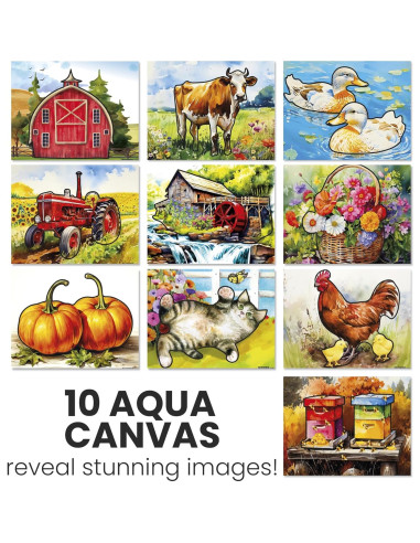 Kit de Pintura con Agua QUOKKA para Demencia - 10 Piezas