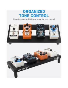 Pedalboard STRICH MINI 15 Aluminio 38.1x14.5cm Negro 2