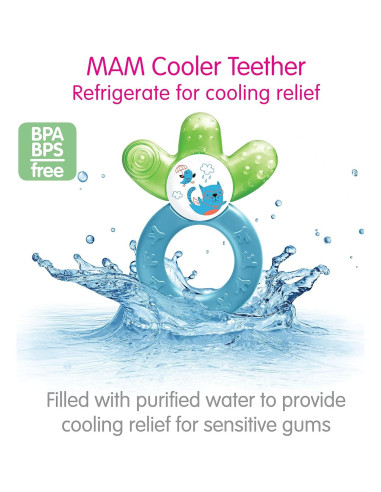 Mordedor Enfriante MAM Cooler Rosa 4+ Meses - Alivio Dentición