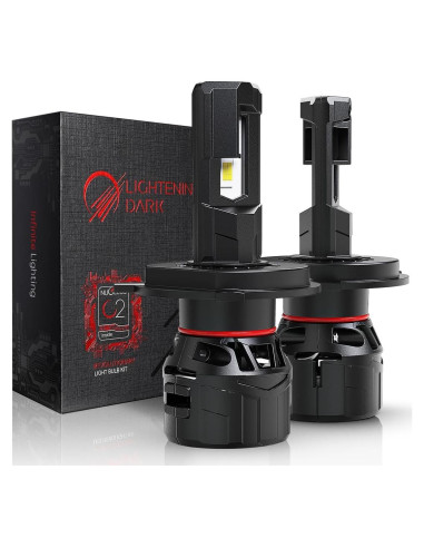 Bombillas H4 9003 LIGHTENING DARK Luz de Niebla 600% Brillante