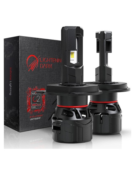 Bombillas H4 9003 LIGHTENING DARK Luz de Niebla 600% Brillante