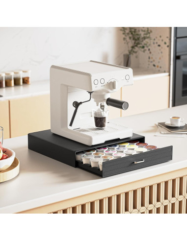 Soporte para Cápsulas de Café SZQINJI Negro 30 Cápsulas