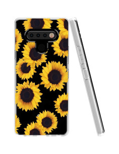 Funda Protectora TPU para LG K51 y Q51 - Girasol Claro 2