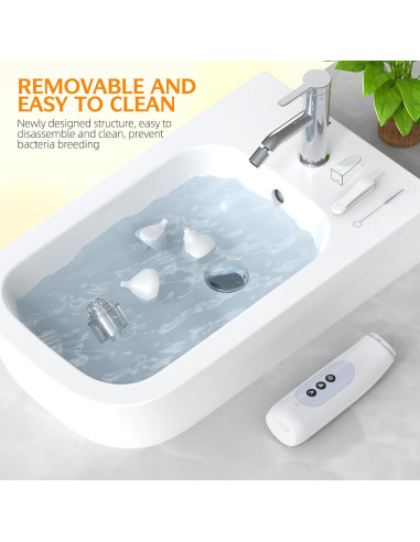 Aspirador Nasal Eléctrico Pudult para Bebés, 5 Niveles, Luz y Música